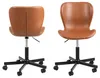 Bürostuhl Bali Kunstleder braun 54x87x54 cm Produktbild-Vorschau 2