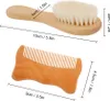 2 Stück/Set Baby-Haarbürste Kamm Natürliche Produktbild-Vorschau 4