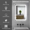 HOMCOM Badspiegel, 50 x 70 cm LED Badezimmerspiegel mit 3 Produktbild-Vorschau 5