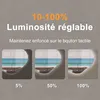 Miroir Salle de Bain LED en Forme de Nuage, Anti-Buée, 3 Voir les images du produit 4