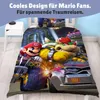 A bed with a Mario Kart themed duvet cover and pillowcase. Produktbild-Vorschau