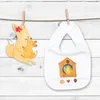 Mr. & Mrs. Panda Lätzchen Vogel Haus - Weiß - Geschenk, Produktbild-Vorschau 3