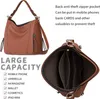 Damen Shopper Hand Henkel Tasche  30627 Brown Produktbild-Vorschau 7