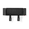 A top-down view of a black electric grill/raclette. Náhľad obrázku produktu