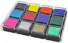 Ministempelkissen 12er Set ca. 2,5 x 2,5 cm Produktbild-Vorschau 2