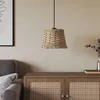 vidaXL Tienidlo na svietidlo hnedé Ø20x15 cm Wicker Náhľad obrázku produktu 2