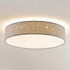 Lindby LED-Deckenlampe Ellamina, 60 cm, hellgrau, Textil Produktbild-Vorschau 9