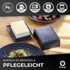 Coral - Butterdose Keramik in Schwarz für 250g Butter Produktbild-Vorschau 3