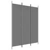 vidaXL Paravent 3 pcs. Anthracite 150x200 cm Tissu Voir les images du produit 10