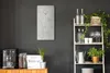 Wohnzimmer Leinwand Uhr Geräuschlos Küche 30x60 Weißer, Produktbild-Vorschau 2