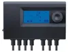 A black electronic control unit with a blue digital display and a rotary dial. Podgląd zdjęcia produktu