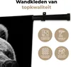 MuchoWow® Wandteppich Wandbehang Bär - Leicht - Schwarz Produktbild-Vorschau 3