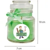 Duftkerze im Bonbonglas zum Vatertag, Duft: Kokos ( Grün ), Produktbild-Vorschau 2
