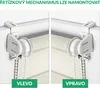 Estika dvojitá roleta Klemmfix – 35 cm x 150 cm – V Náhled obrázku produktu 4