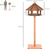PawHut Vogelhaus hölzerner Vogelständer mit wasserfestem Produktbild-Vorschau 3