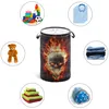SANILO® Wäschekorb Totenkopf in Flammen Produktbild-Vorschau 4