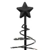Albero di Natale a spirale con 47 LED metallici in nero con Anteprima dell’immagine prodotto 4