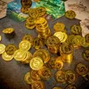 Goldmünzen für Spiele und Spiel - Münzen 144 Stück. Produktbild-Vorschau 7