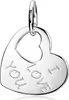 MATERIA Herz Anhänger Silber 925 - Damen Schmuck mit I Love Produktbild-Vorschau 1