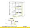 FURNICA - MIKEL - Kommode / Sideboard mit 3 Schubladen und Produktbild-Vorschau 7