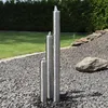 CLGarden Edelstahl Säulenbrunnen ESB1 mit 3 Säulen 100cm Produktbild-Vorschau 6
