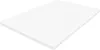 A white mattress topper with a striped texture is shown from a diagonal angle on a white background. Produktbild-Vorschau