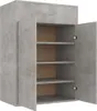 vidaXL Szafka na buty betonowa szara 60x35x84 cm materiał Podgląd zdjęcia produktu 11