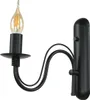 Lampada da parete Rustica FIORANO Nero Metallo E14 Lampada Anteprima dell’immagine prodotto 2