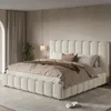 Lit double rembourré 160 × 200 cm avec coffre de rangement Voir les images du produit 2