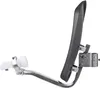 A side view of a satellite dish with its LNB and mounting bracket, isolated on a white background. Produktbild-Vorschau