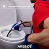 Wąż do czyszczenia rur AREBOS 15 m | 160 bar | do myjek Podgląd zdjęcia produktu 6