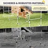 PawHut Agility Hürdenset Slalom Stangen Hunde Training Set Produktbild-Vorschau 8