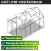 BRAST Gewächshaus Aluminium mit Fundament | 310x190x195cm | Produktbild-Vorschau 10