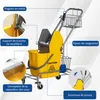 HOMCOM Putzwagen Reinigungswagen 26 Liter Wischwagen mit Produktbild-Vorschau 6