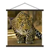 MuchoWow® Textilposter Leopard - Raubtier - Porträt 60x60 Produktbild-Vorschau 1