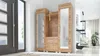 Garderobe LUX-XL, 2 Spiegel, Fächer, Kleiderhaken, Produktbild-Vorschau 1
