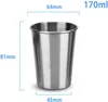 Intirilife 5x tazze impilabili in acciaio inox da 170 ml - Anteprima dell’immagine prodotto 3