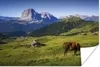 MuchoWow® Poster Kuh - Berg - Alpen 60x40 cm - Produktbild-Vorschau 1