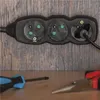 Prodlužovací kabel 1,5 m / 3 zásuvky / černý / PVC / 1 mm2 Produktbild-Vorschau