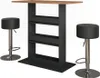 Bartisch-Set Vicco Repose Goldkraft Eiche/Anthrazit 110 x Produktbild-Vorschau 1