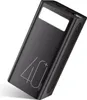 A black power bank is shown at an angle against a white background. Produktbild-Vorschau
