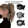 3 Stück rutschfeste Metall-Haarspangen mit Strass – Moderne Produktbild-Vorschau 3