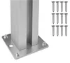 vidaXL Mülltonnenzaun Braun 85 x 85 x 115 cm Aluminium und Produktbild-Vorschau 7