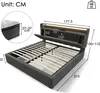 MODFU Polsterbett Doppelbett 160x200cm mit aufladen USB Produktbild-Vorschau 4