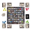 A flat lay of a board game with cards, tokens, and a game board. Náhled obrázku produktu