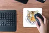 MuchoWow® Mauspad Mousepad Tiger - Gelb - Kopf 20x20 cm - Produktbild-Vorschau 4