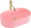 Aufsatzwaschbecken REA VANDA BUBBLE GUM matt Pink Produktbild-Vorschau 1