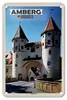 Blechschild Städte Amberg Nabburger Tor Mittelalter 12x18cm Produktbild-Vorschau 1