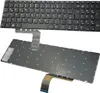 A top view of a laptop keyboard and its internal components, connected by ribbon cables. Produktbild-Vorschau