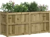 vidaXL Bac à plantes 150x50x70 cm Bois de pin imprégné Voir les images du produit 4